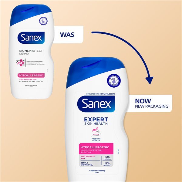 Sanex Expert Skin Health Hypoallergenic Shower Gel 450ml