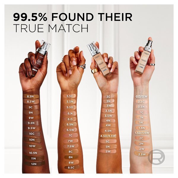 L'Oréal Paris True Match Liquid Foundation 11.N Deep Coffee