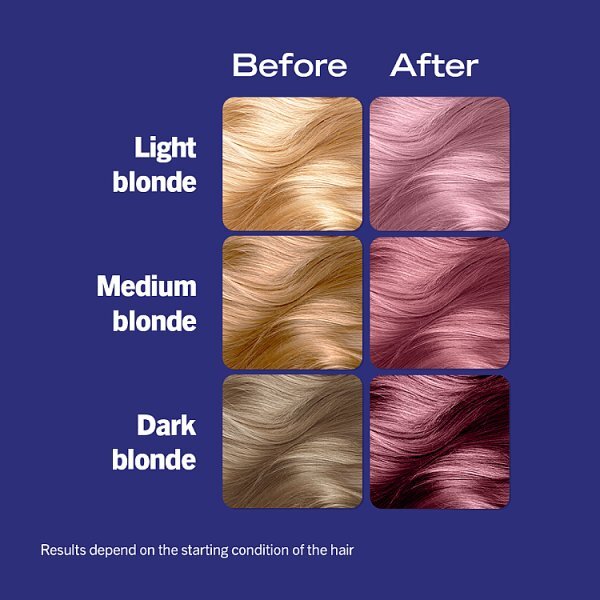 LIVE Lightener + Twist Permanent Pink Hair Dye Mauve Kiss