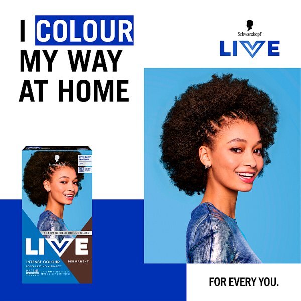 Schwarzkopf LIVE Bitter Sweet Chocolate Permanent Hair Dye