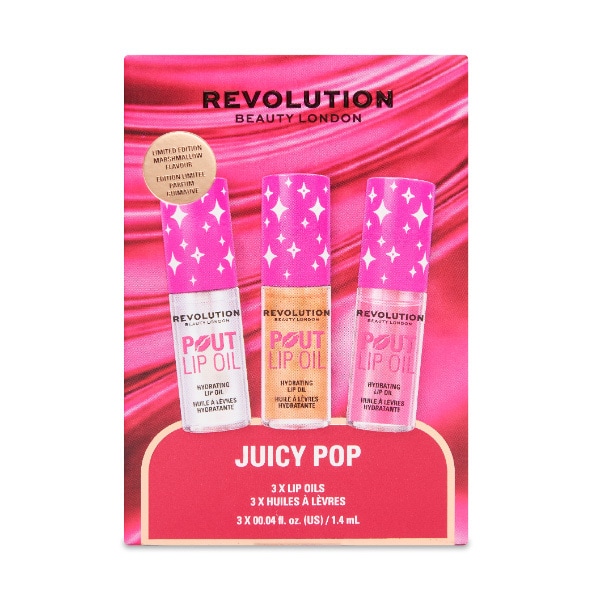 Revolution Juicy Pop Lip Oil Trio