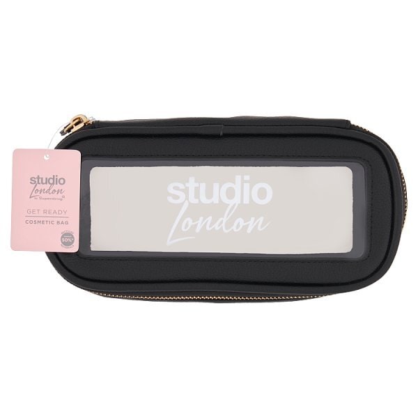Studio London Black Pvc Travel Bag