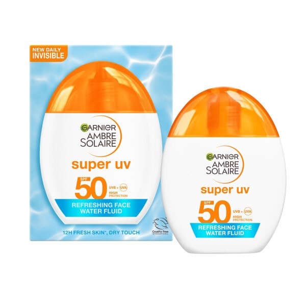 Garnier Ambre Solaire Super Uv Water Fluid Spf50 Invisible