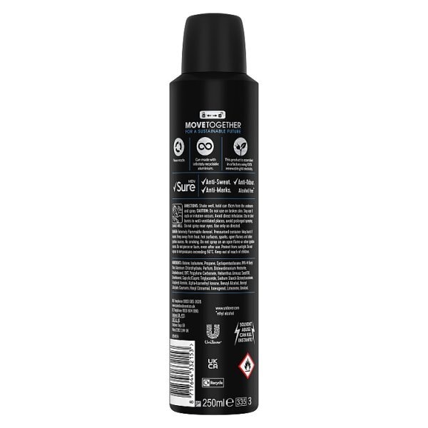 DNR Sure Men Invisible Ice Fresh Antiperspirant Deodorant 250ml