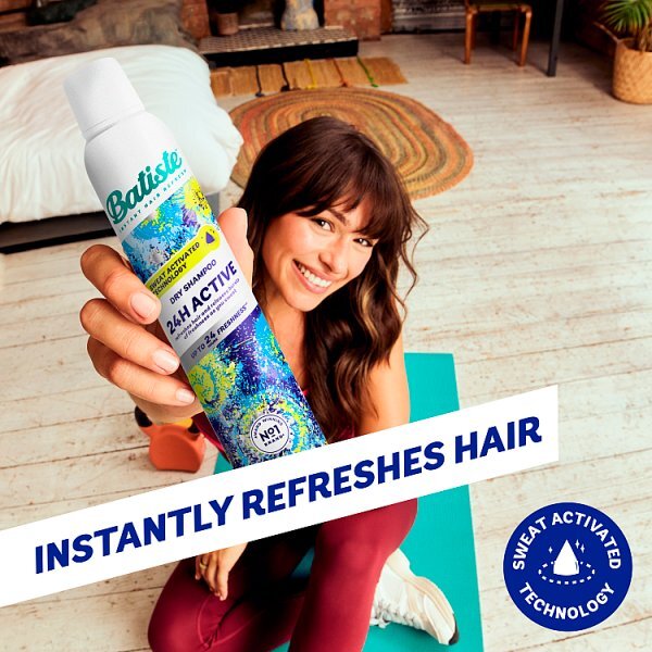 Batiste 24H Active Dry Shampoo Sweat Activated Technology