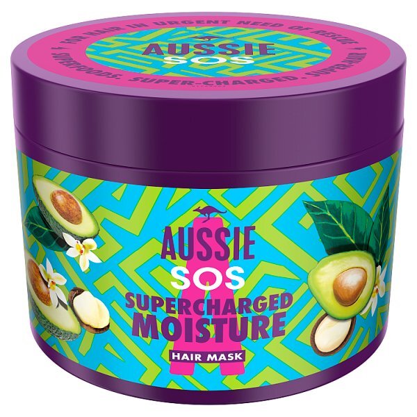 DNR  Aussie SOS Supercharged Moisture Vegan Hair Mask, 450ml