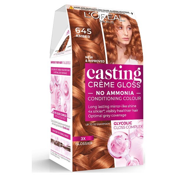 L'Oréal Casting Crème Gloss 645 Amber Hair Dye