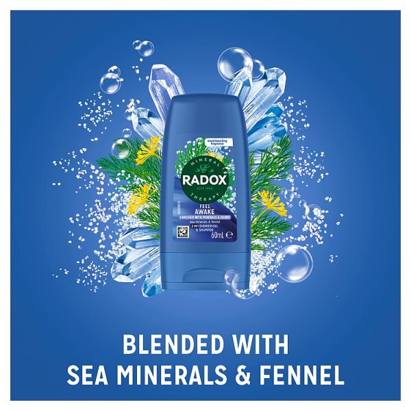 Radox Mineral Therapy Feel Awake 2-in-1 Shower Gel & Shampoo 60 ml