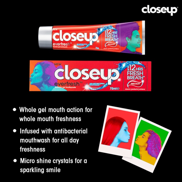 Close Up Everfresh Toothpaste Red Hot 75ml