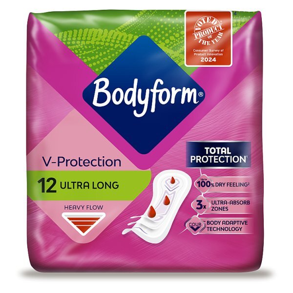 Bodyform Ultra Long Sanitary Towels 12 pack