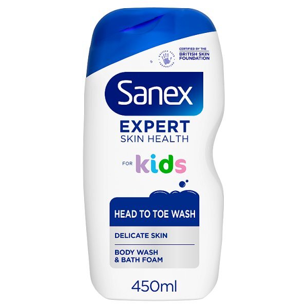 Sanex Expert Head to Toe Body Wash for Kids 450ml