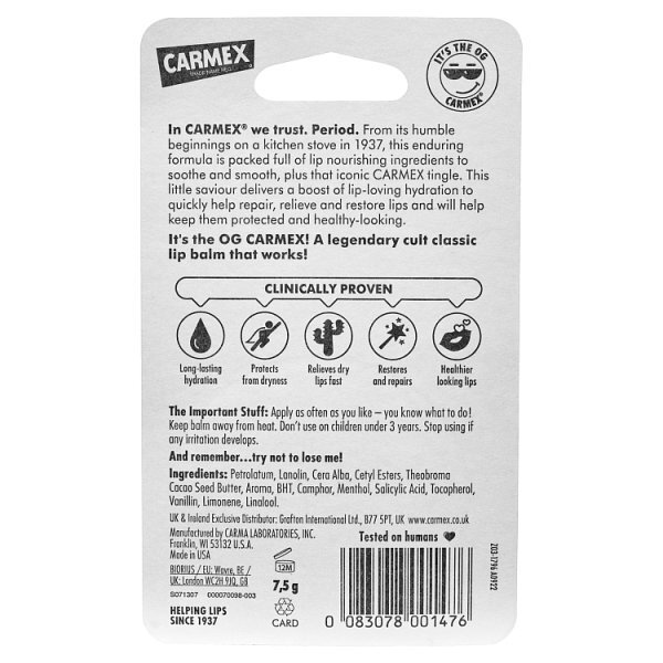 Carmex Original Pot 7.2g