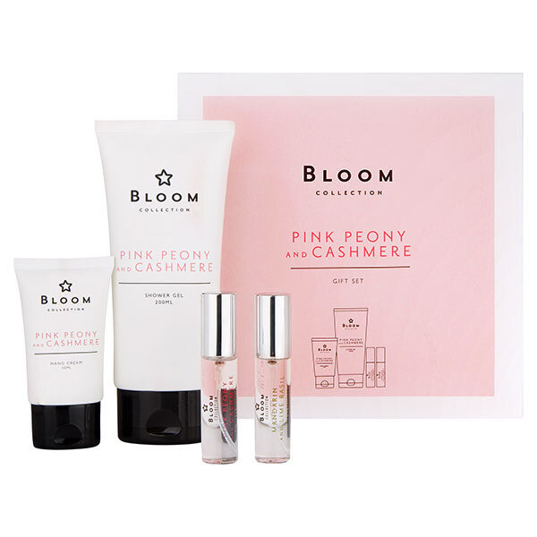 Superdrug Bloom Collection Pink Peony and Cashmere Gift Set