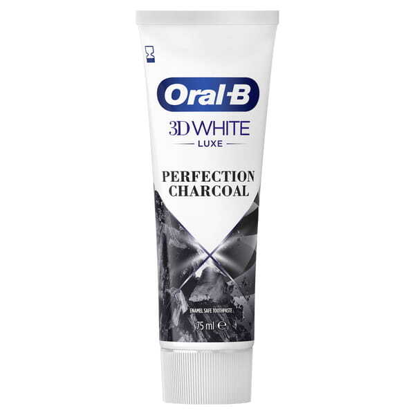 Oral B 3D White Luxe Charcoal Toothpaste 75ml