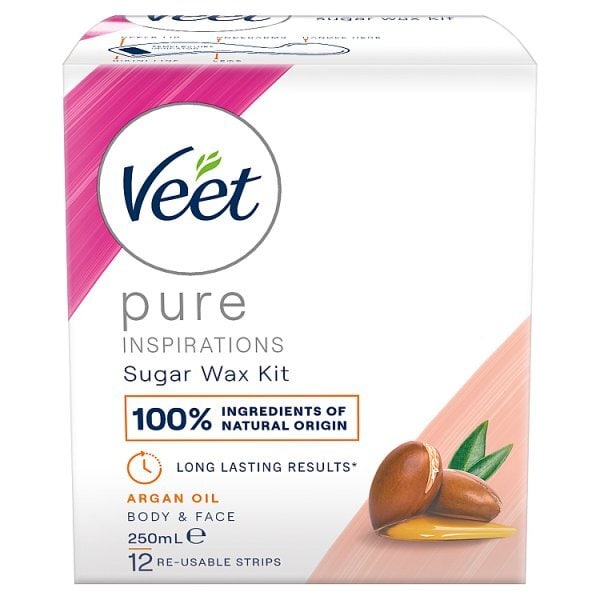 Veet Pure Inspiration Hot Sugar Wax Argan Oil 250ml