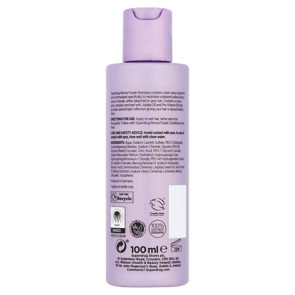 Superdrug Revive Purple Shampoo