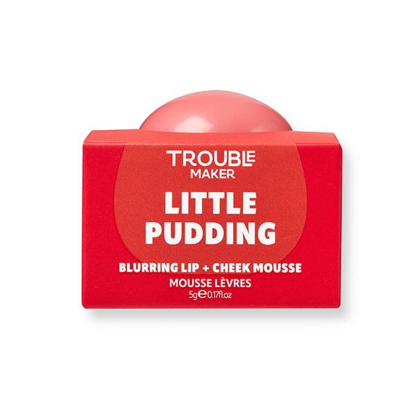 Trouble Maker Little Pudding Blurring Lip + Cheek Mousse Coral Pink