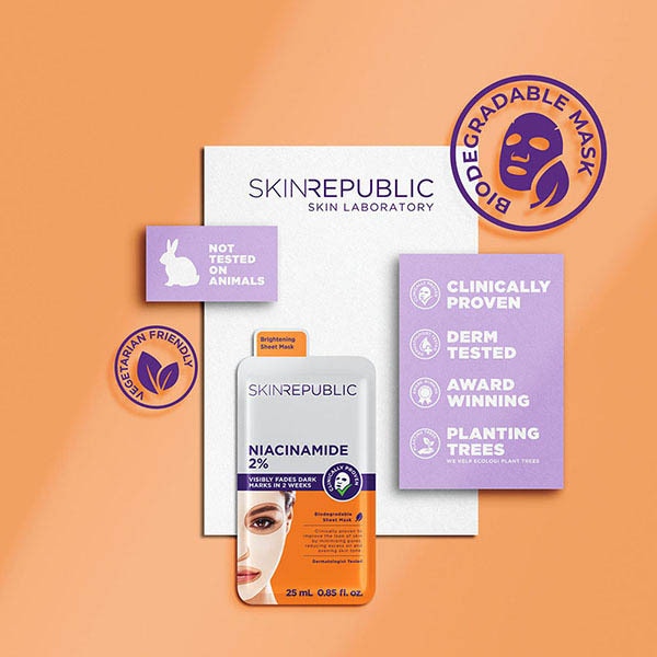 Skin Republic Niacinamide 2% Face Sheet Mask
