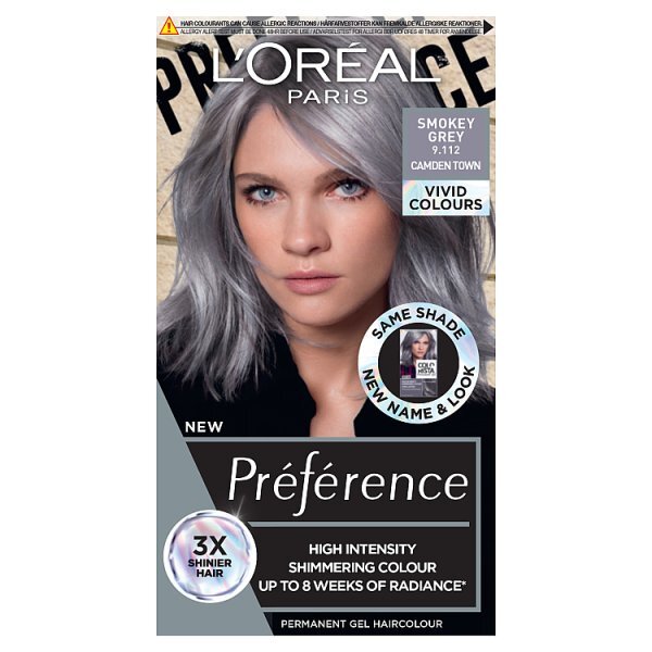 Preference Vivids (Colorista) Hair Dye Smokey Grey 9.11