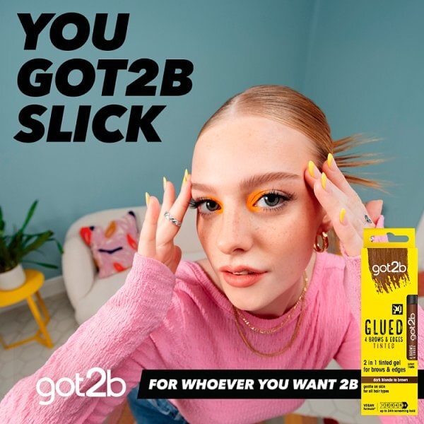got2b Glued Brows & Edges Tint Dark Brown 16ml
