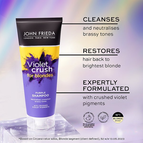 John Frieda Violet Crush Purple Shampoo 250ml