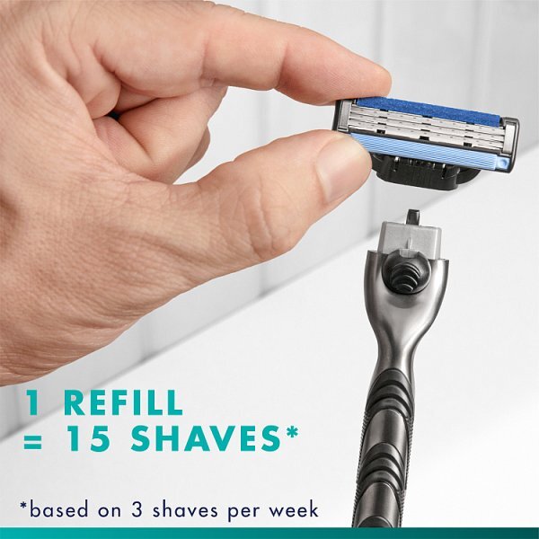 Gillette Mach 3 Vp Handle + 12 Blades