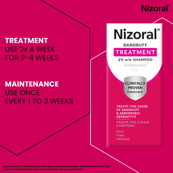 Nizoral Dandruff Treatment 2% W/W Shampoo 120ml