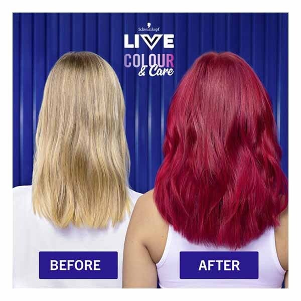 LIVE Colour & Care 5 Min Colour Hair Mask Ruby Red 150ml