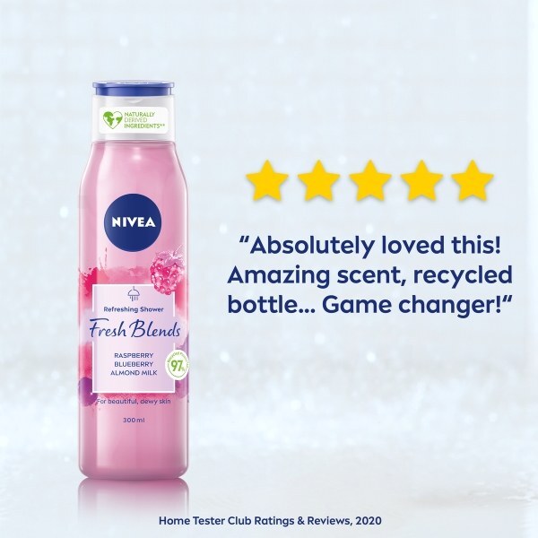 DNR NIVEA Fresh Blends Raspberry & Blueberry Shower Gel