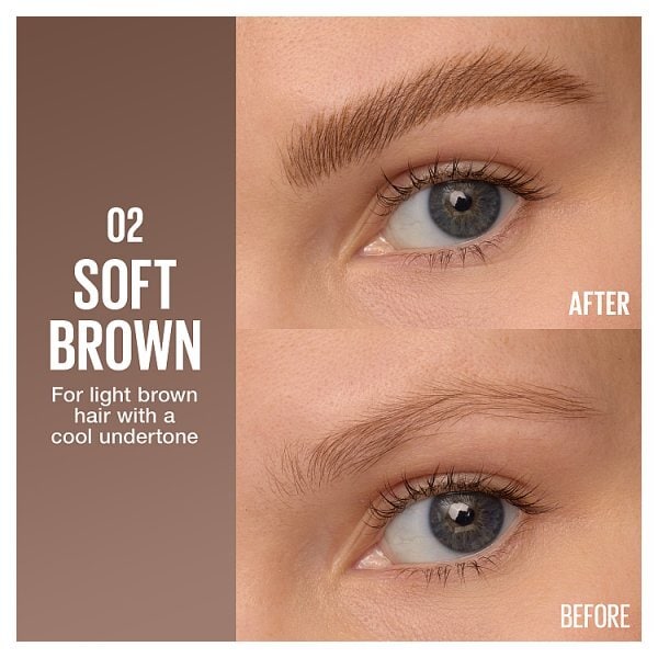 Maybelline Brow Inserts Pencil Brow Multipling Tool, Soft Brown