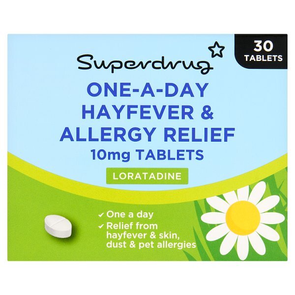 Superdrug Allergy & Hayfever 1 a Day Loratadine Tablets X 30