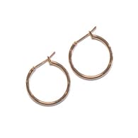 Sensation Jewellery Medium Gold Plated Hoop