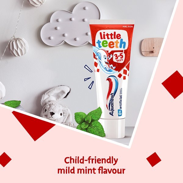 Aquafresh Kids Toothpaste, Little Teeth 3-5 Years 75ml