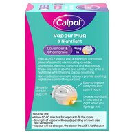 Calpol Vapour Plug & Nightlight with 3 Refill Pads