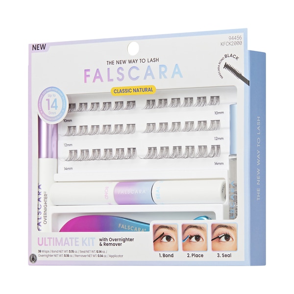 Kiss Falscara All Inclusive Kit - Classic Natural