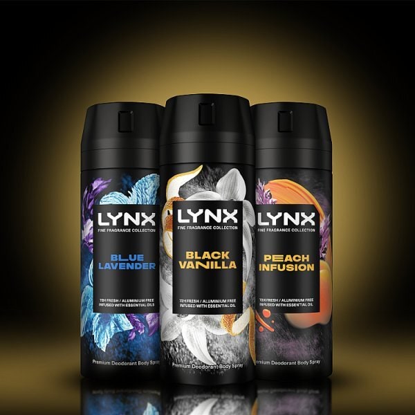 Lynx Fine Fragrance Collection Black Vanilla Premium Body Spray 150 ml