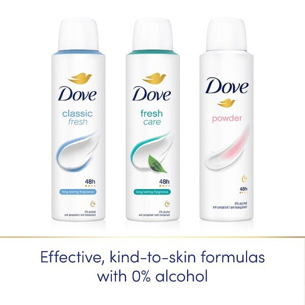 Dove Classic Fresh Anti-Perspirant Deodorant Aerosol 150 ml