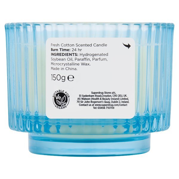 S/D 150G CANDLE FRESH COTTON