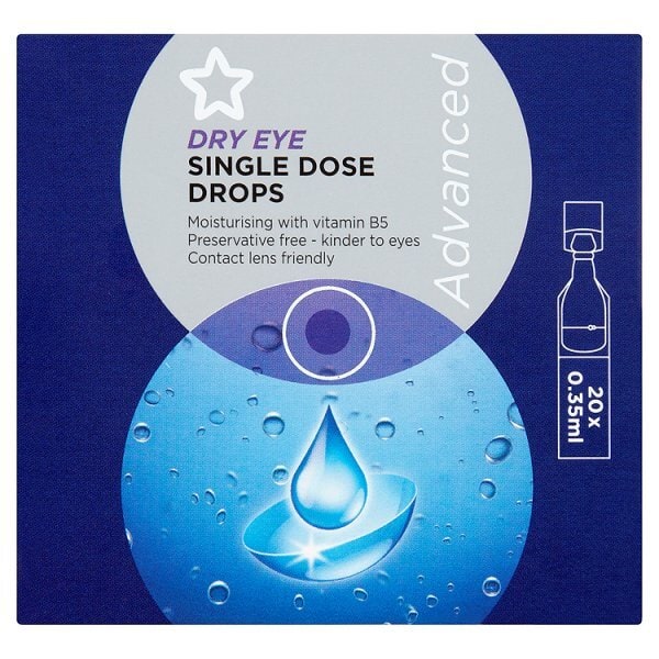 Superdrug Single Dose Eye Drops x 20 0.35ml