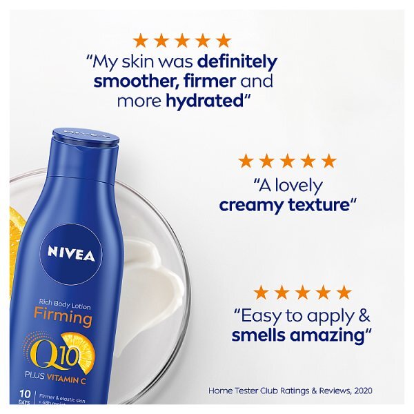 NIVEA Q10 + Vitamin C Firming Body Lotion for Dry Skin 250ml