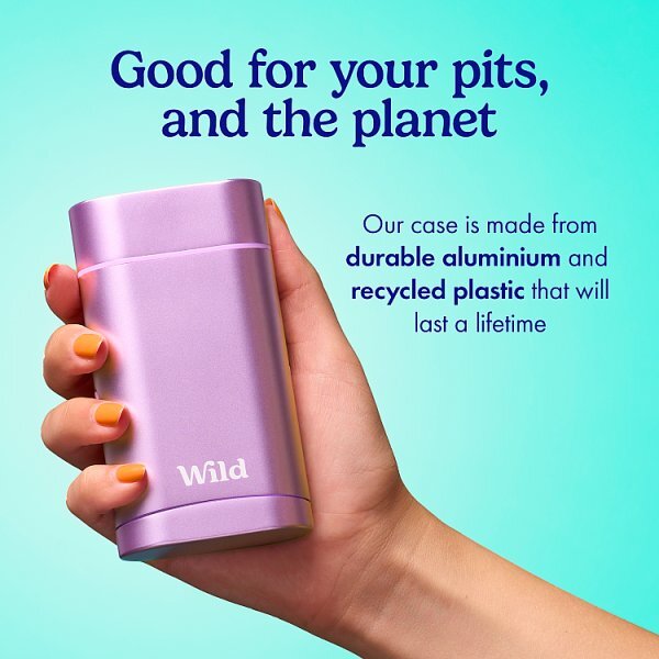 Wild Purple Case & Coconut & Vanilla Deodorant Refill 40g