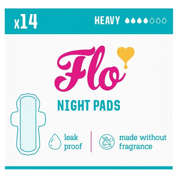 Flo Bamboo Night Pads (14 Pads)