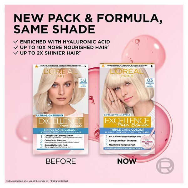 L'Oréal Excellence Pure Blonde 3 Ultra Light Ash Blonde