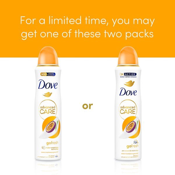 Dove Advanced Care Passion Fruit Anti-Perspirant Aerosol 150ml