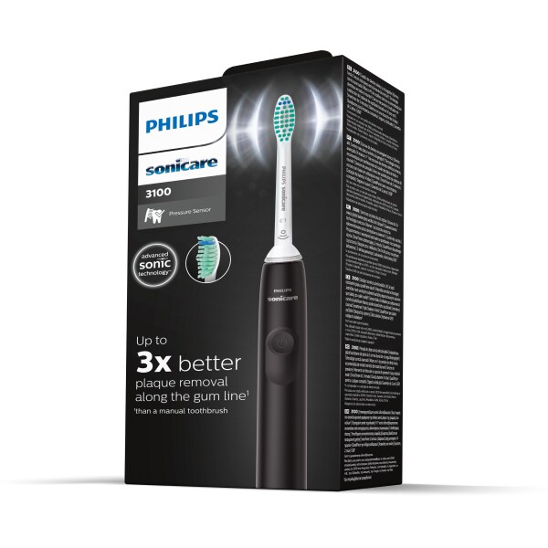Philips Sonicare Sonic Electric Toothbrush 3100 Series Black