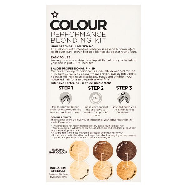 Superdrug Performance Permanent Hair Bleach Lightener 9%