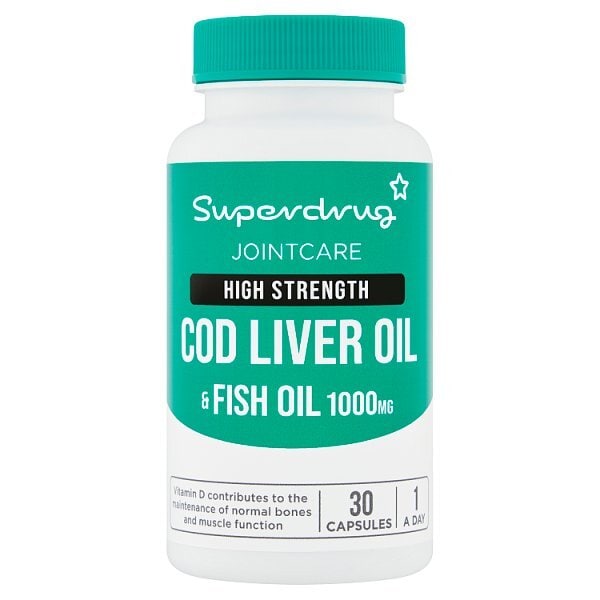 Superdrug Hs Cod Liver Oil 1000mg 30s