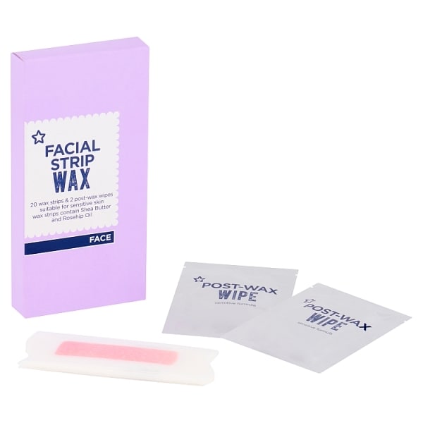 Superdrug Sensitive Facial Wax Strips x20