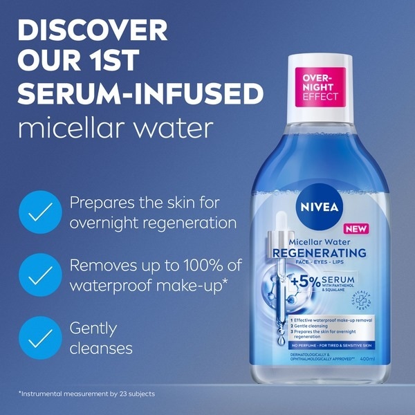 NIVEA Regenerating Micellar Water +5% Serum 400ml