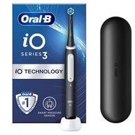 Oral-B iO3 Matt Black Electric Toothbrush with Travel Case